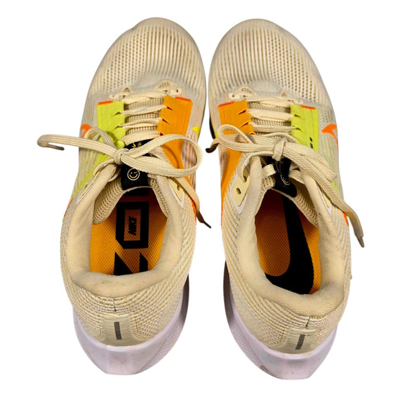 Nike Pegasus 40 Running Shoes Men’s Size 11 Marathon 5K Coconut Milk Volt Lime - Picture 4 of 11